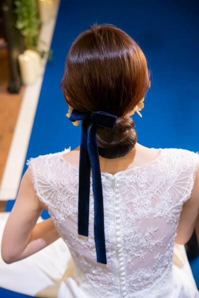 新潟県三条市　長岡市　見附市　結婚式場　ヘアアレンジ　卒花嫁　プレ花嫁　ウェディングドレス　カラードレス