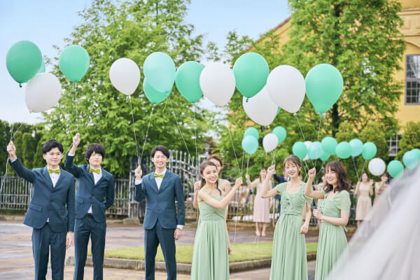 新潟県三条市　長岡市　見附市　結婚場　パーティレポート　感謝　新郎新婦　ドレス