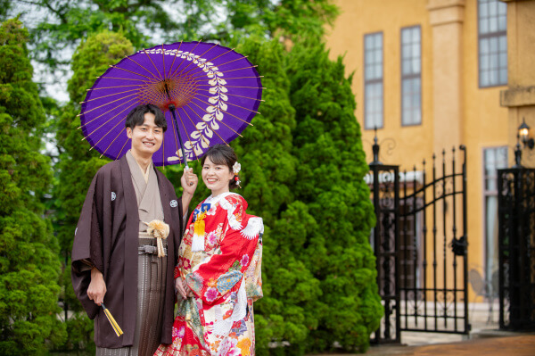 新潟県三条市　長岡市　新潟市　結婚式場　前撮り　フォト撮影　前撮影　カラードレス　和装　ウェディングパーティー