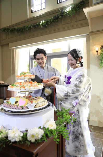 新潟県三条市　見附市　長岡市　結婚式場　リゾート婚　8月　ウェルカムグッズ　DIY　演出