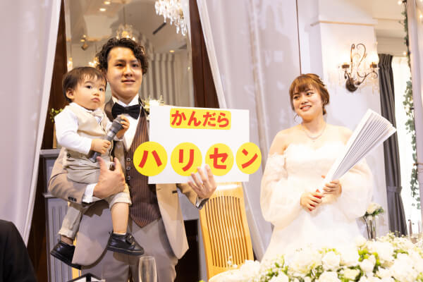 新潟県三条市　長岡市　新潟市　結婚式場　前撮り　フォト撮影　前撮影　カラードレス　ウェディングドレス　ウェディングパーティー　パパママキッズ婚