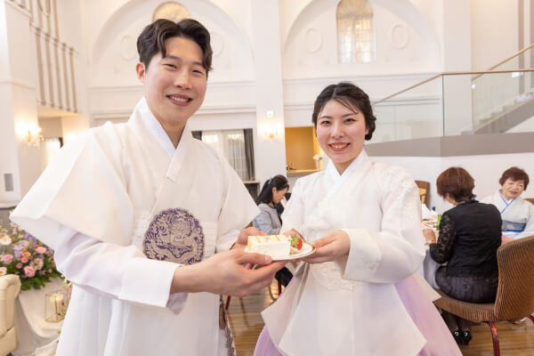 新潟県三条市　長岡市　新潟市　結婚式場　ウェディングドレス　韓国　和装　チマチョゴリ　ウェディングパーティー