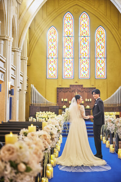 新潟県三条市　長岡市　見附市　結婚式場　チャペル式　大聖堂　卒花嫁　プレ花嫁　バージンロード